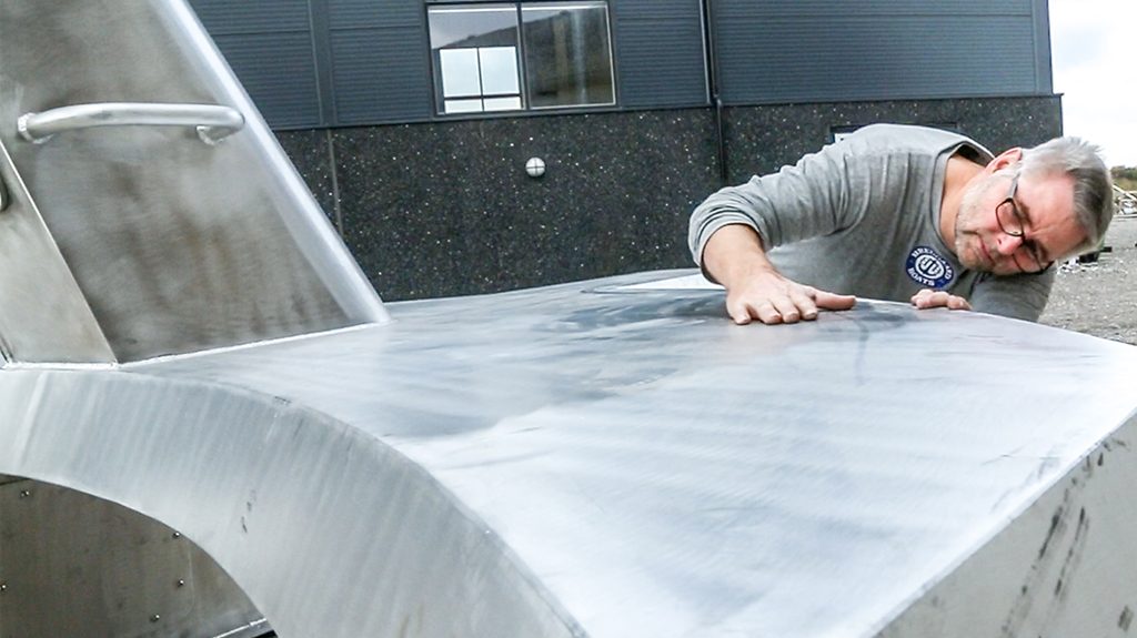 Kvalitet og detaljer på glasfiberskrog