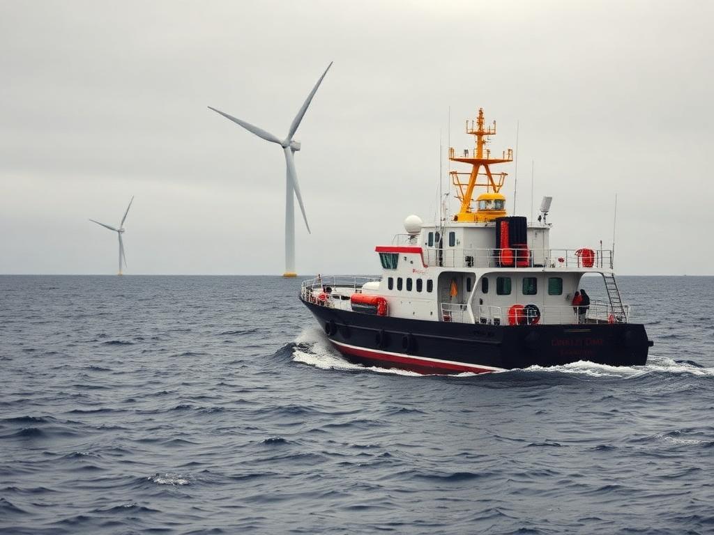 Crew transfer, vindmøllepark